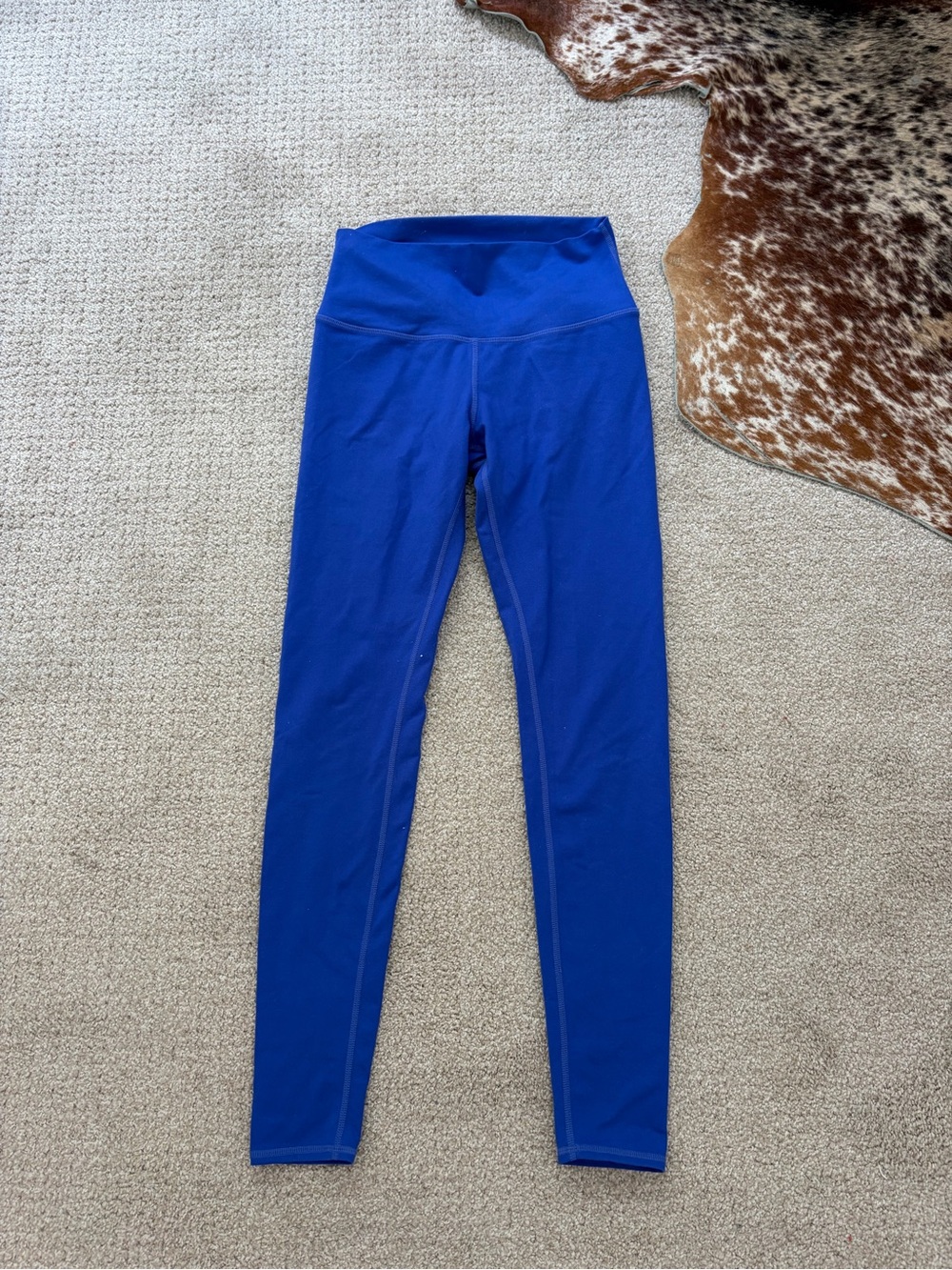 ALO Yoga High-Rise Leggings in Cobalt